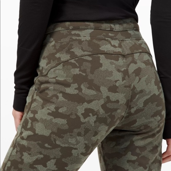 NWT Lululemon Ready to Rulu 7/8 Jogger Jacquard HGOG Camo Green size 8 New - Picture 4 of 13